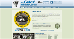 Desktop Screenshot of gateswildlifecontrol.com